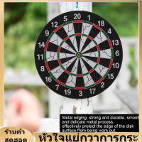 【สินค้าขายดี】18in คู่เผชิญหน้า Dart Accessory Flocking Dart Board Set นักเรียนจับคู่อุปกรณ์เสริมหมุดโลหะเป้าหมาย