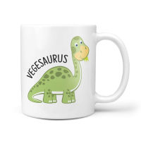 ตลกของขวัญแก้ว Vegesaurus สำหรับมังสวิรัติสลัดมังสวิรัติไม่มีเนื้อวันเกิดวันคริสต์มาส