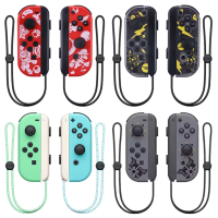 สวิทช์ควบคุมสำหรับ Nintendo Joycon ควบคุมที่มีการควบคุมการเคลื่อนไหวมาโคร,ทางเลือกสำหรับสวิทช์ควบคุม Joycon แทนที่สำหรับ Joycon สวิทช์ Oled จอยคอนจับจับสัตว์ข้ามสีเทา + 2นิ้วหัวแม่มือจอยสติ๊กจับหมวก