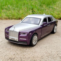 1:28 Rolls-Royce Phantom ล้อแม็กรถยนต์ของเล่นล้อแม็กรถยนต์ D Iecasts และของเล่นยานพาหนะเสียงและแสงรถรุ่นของเล่นสำหรับเด็กของสะสม