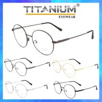 Fedo Titanium 100% แว่นตา รุ่น 1055 กรอบเต็ม Pilot ทรงนักบิน ขาข้อต่อ วัสดุ ไทเทเนียม (สำหรับตัดเลนส์) กรอบแว่นตา สวมใส่สบาย น้ำหนักเบา ไม่ตกเทรนด์ มีความแข็งแรงทนทาน Full frame Eyeglass leg joints Titanium material Eyewear Top Glasses