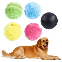 Magic Roller Ball Toy Activation Ball Cat Toys Interactive Chew Plush Electric Rolling Ball Dog Toys Cat Toys Pet Products Toys