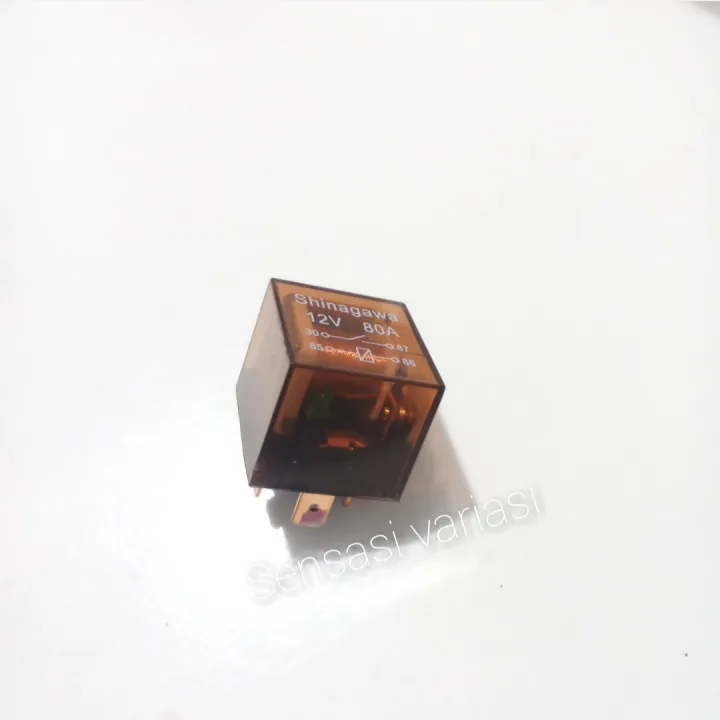 Relay Untuk Klakson dan Lampu 4 Kaki 12v 80A PMV Riley Riley 4 Pin