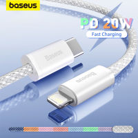 Baseus 20W PD USB Type C สำหรับ 13 12 Pro Xs Max Fast Charger Charger สำหรับ Pro Type-C USBC ข้อมูลสายไฟ