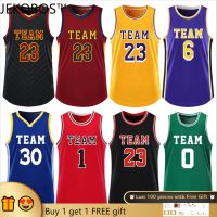 Men Kids Cheap Basketball Jersey Male College Sleeveless Basketball Shirts Child Basketball Kits Sports Uniforms Free Custom