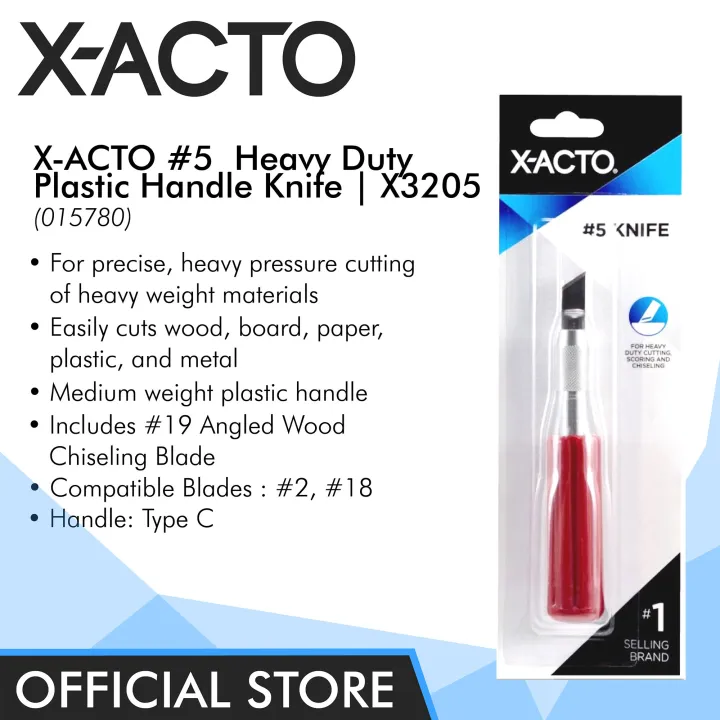 XACTO 5 Heavy Duty Plastic Handle Knife Type C handle X3205