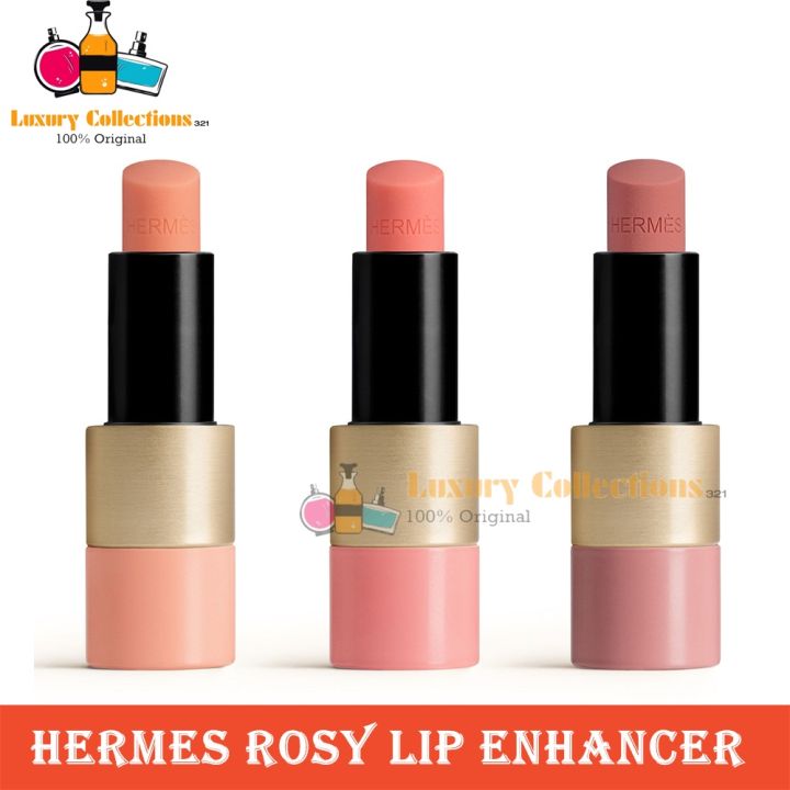 HERMES ROSY LIP ENHANCER LIP BALM, 49 ROSE TAN