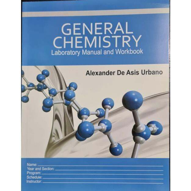 GENERAL CHEMISTRY Laboratory Manual qnd Workbook Lazada PH