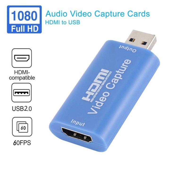 SPRINGERS HD USB2.0 HDMI-Compatible to USB Video Grabber Game Record ...