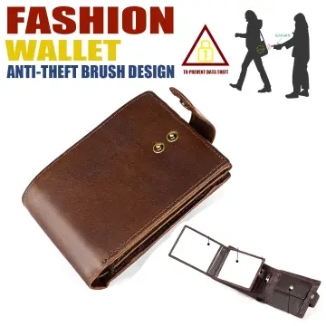 Binliroo Genuine Leather RFID Wallet - Real Man Leather