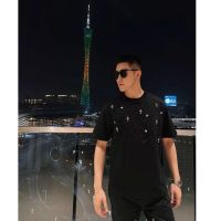 High Quality Chrome Heart new short-sleeved T-shirt male cross loose short-sleeved