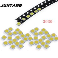 100pcs SMD3030 LED chip white / warm white / cold white / red / green / blue / yellow 3030 SMD LED 3V / 6V 1W