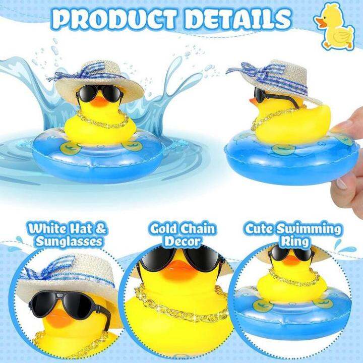 mini-rubber-ducks-suv-dashboard-yellow-rubber-duck-ducks-squeak-toy-with-mini-sun-hat-swim-ring-necklace-sunglasses-bedroom-decor-for-kid-room-child-room-trusted