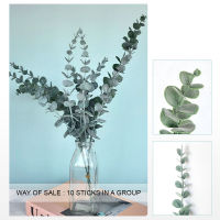 EBay10pcs Eucalyptus Leaves Artificial Stem Short Eucalyptus Leaves Wedding Bouquet Green Plan. Flower Arrangement Home Decoration. 【hot】