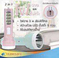 ไฟฉาย LED ยี่ห้อ Kamisafe รุ่นKM-8920 ไaหน้าสปอตไลท์ ไฟข้างถนอมสายตา ชาร์จไฟบ้าน พกพาสะดวก ทนทาน