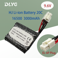 DLYG-16500 9.6V 3000MAh S911 S912 9115 9116สำหรับรถ RC ความเร็วสูง EL-6P Plug