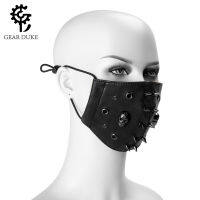 Foreign Trade Punk Rock Motorcycle Pu Leather Skull Dust Mask Skull Face Mask Ornament