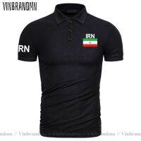 เสื้อโปโลอิสลามอิหร่านแขนสั้นสำหรับผู้ชายแบรนด์ท็อปส์ดีไซน์ธงชาติเสื้อคอตตอน100% แฟชั่นเสื้อยืดพิมพ์ลายทีมชาติ