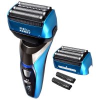 【DT】 hot  Kemei 4-Blade Wet Dry Electric Shaver For Men Beard Stubble Wet Dry Electric Razor Washable Facial Shaving Machine Rechargeable