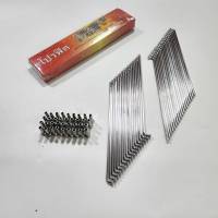 ซี่ลวด ล้อหน้า + ล้อหลัง 9x157 + 9x184  WAVE110i / WAVE125R / WAVE125S / DASH / LS / DREAM SUPERCUB