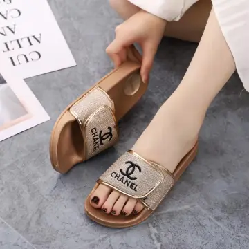 Shop Flip Flops Chanel Slippers with great discounts and prices