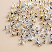 อุปกรณ์เสริมต่างหู stoppers earnuts stud earrings 90 ชิ้น diy