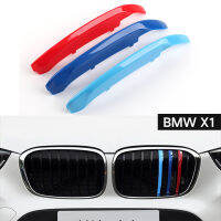 3pcs For BMW X1 X2 E84 F48 F49 F39 ABS Tricolor Front Center Grille Insert Trim Car Decor Stickers Car Accessories Wholesale