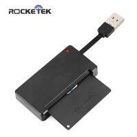 Rocketek USB 2.0เครื่องอ่านการ์ดอัจฉริยะ Cac,ID บัตรธนบัตร,ช่องเสียบซิมการ์ด Cloner ตัวแปลงการ์ดรีดเดอร์อุปกรณ์เสริมโน้ตบุคคอมพิวเตอร์ Pc