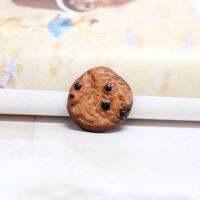 100ชิ้น/ล็อตเรซินมินิ Kawaii Chocolate Chip เบเกอรี่คุกกี้บ้านตุ๊กตาจิ๋วตกแต่งครัวของเล่น