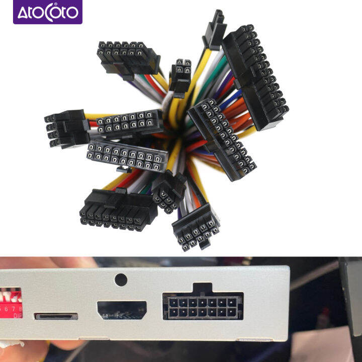 Universal Car Head Unit Speaker Power High Level Input Wire Harness 4 6