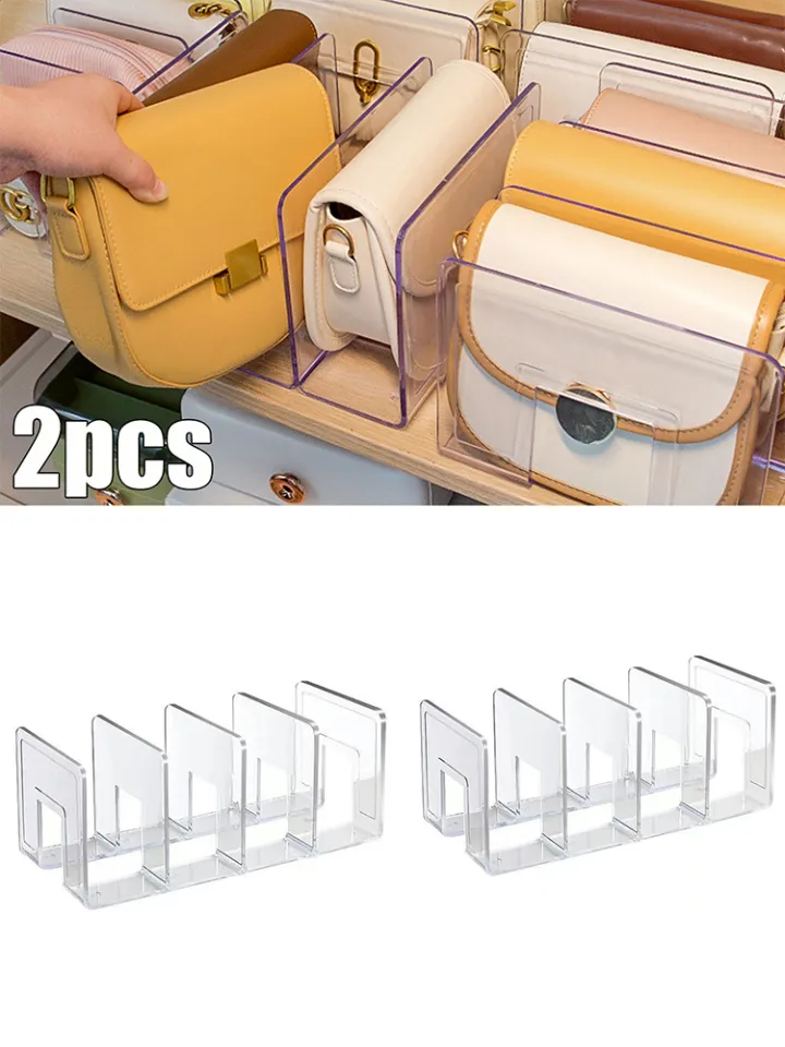 Handbag Storage Box Divider Shelf Bag Storage Rack Handbag Storage Wardrobe  Storage Finishing Cabinet Partition Display