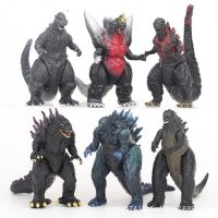 HOT!!!┇✥✿ cri237 6 Pcs Set Godzilla Monsters Anime Dinosaur Action Figure Collectible Model Toys Suitable for Cake Topper