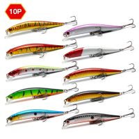 【hot】❖♨✥ 10 Pieces Fishing Hard Bait Floating Crankbait Wobblers Artificial Crank Lures