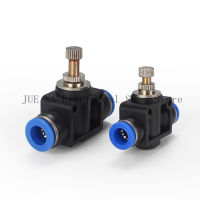 QDLJ-Throttle Valve Sa 4-12mm Air Flow Speed Control Valve Tube Water Hose Pneumatic Push In Fittings