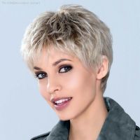 BCHR Short Blonde Pixie Cut Wigs for Women Mixed Brown Ombre Wig [ Hot sell ] Decoration Center