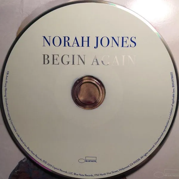 CD Norah Jones – Begin Again ***made in usa. แผ่นแท้มือ1 | Lazada