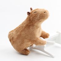 hot！【DT】✉  18cm Real Fluffty Capybara Plushie Dolls Animals Stuffed Kids And