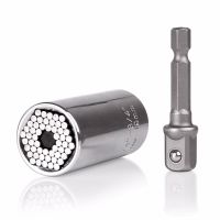 Wrench Universal Torque Wrench Head Sets Socket Sleeve Power Drill Ratchet Bushing Spanner Key Magic Multi Hand Tools 7-19mm