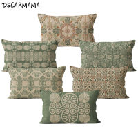 Modern Green Nordic Boho New Scandinavian William Morris Cushion Cover Rectangle 30x50 Throw Pillow Case Home Sofa Decoration