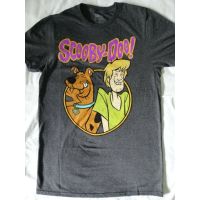 Cartoon network Scooby-Doo mens 100% cotton round neck short -sleeved T-shirt