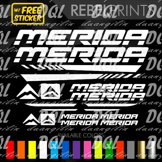 MERIDA Sticker Decal for Mountain Bike/Road Bike Lazada