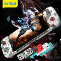 Vktech จอยควบคุมเกมยืดได้ตามหลักสรีรศาสตร์,ตัวควบคุมเกมไร้สายแบตเตอรี่400MAh รองรับ5.0บลูทูธสำหรับมือถือ IOS Android โทรศัพท์