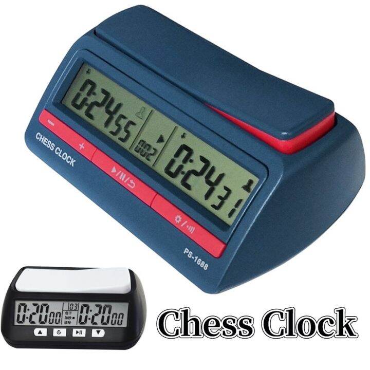 Chess Digital Timer Professional Board Stopwatch Plastic Battery