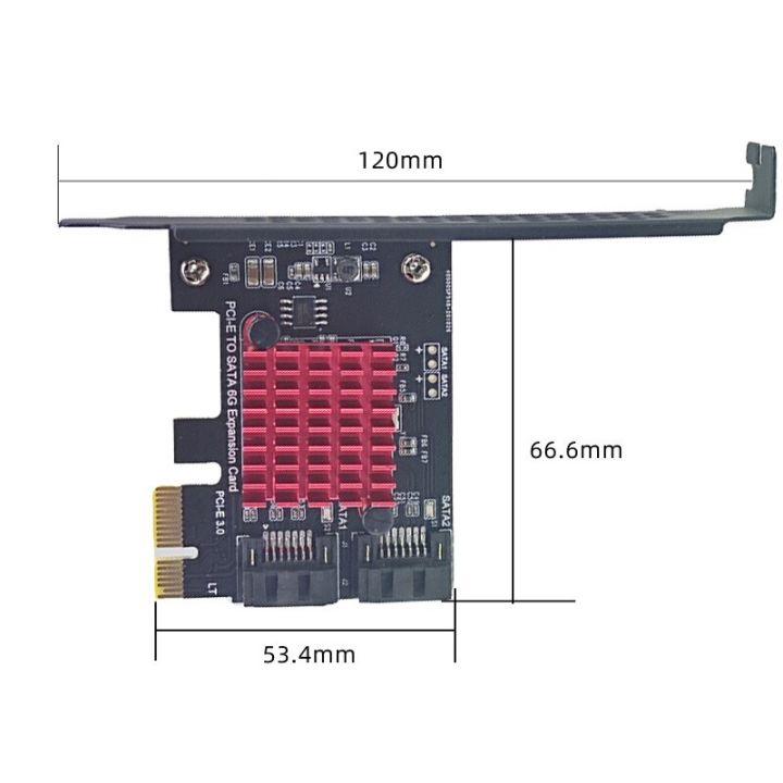 การ์ดเชื่อมต่อ-sata-express-x1-pci-การถ่ายโอนข้อมูลอย่างรวดเร็วพร้อมพอร์ต-pcie-ไป2พอร์ตสำหรับอะแดปเตอร์-fjk3825อะแดปเตอร์-sata-3