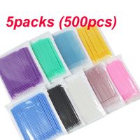 【YF】 500PCS/Lot Brushes Cotton Swab Individual Eyelashes Microbrush Removing Cleaning Lash Extension Supplies