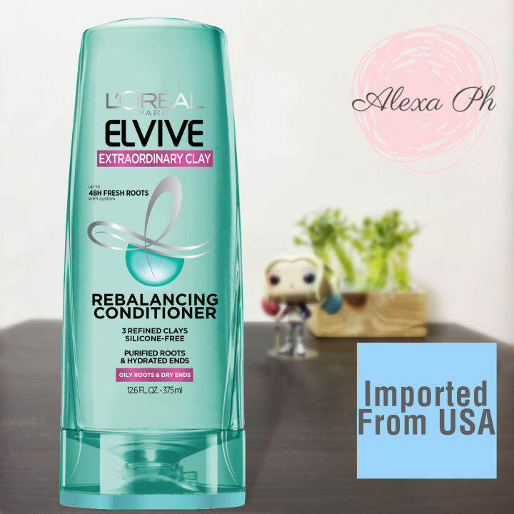 Loreal Paris Elvive Extraordinary Clay Rebalancing Conditioner 375 Ml Lazada Ph