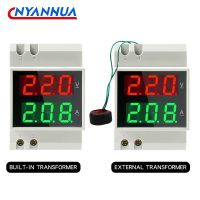 Din-Rail AC Digital Voltmeter Ammeter Meter Digital Display 220V380V Multi-function Meter D52-2042 with current transformer