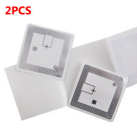 [Auto Stuffs] 2pcs Square 15693ห้องสมุด RFID high Frequency Electronic Tag Smart Library Tag