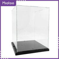 เคสกล่องแสดงสิ่งของแบบอะคริลิค Miatoo ป้องกันฝุ่น Perspex W/ของเล่นแอลอีดี8X8.5X10"