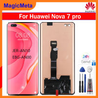 MagicMeta จอแสดงผล LCD TFT 6.57นิ้วสำหรับ Huawei Nova 7 Pro 5G หน้าจอดิจิตอลหน้าจอสัมผัส Lcd สำหรับ Huawei Nova 7 Pro 5G JER-AN10 JER-AN20จอแอลซีดี Huawei พร้อมเครื่องมือ